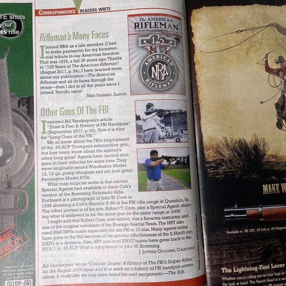 American Rifleman NRA Magazine November 2011 Vol 159 No 11 u National Rifle Ass - Picture 6 of 12